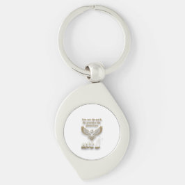 Divine Sight Spiritual Gear Collection  Swirl Silverfärgad Nyckelring