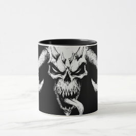 Divine Skull of Death Black Mugg