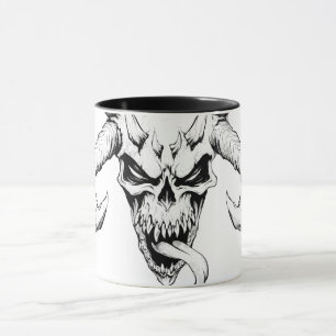 Divine Skull of Döden White Mugg