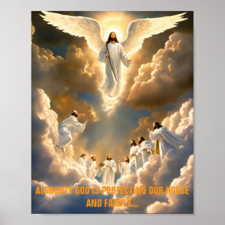 Divine Skyddsaffisch – Med Guds Kraft Poster