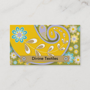 Divine Textiles Affärskort Visitkort