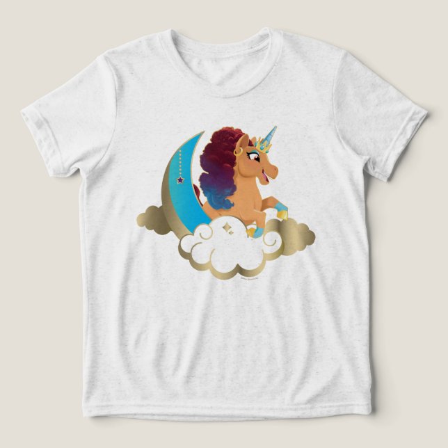 Divine the Unicorn | Måne & moln T Shirt (Design Framsida)