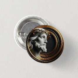 Divine Touch Ceramic Jesus tittar i himlen Knapp