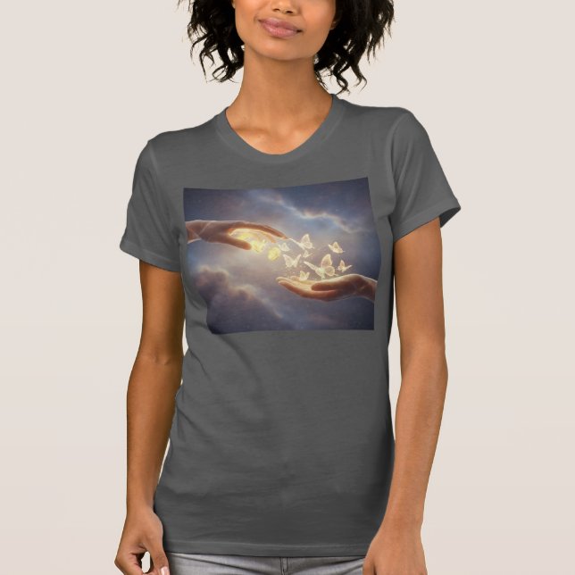 Divine Touch — Golden Transformation T Shirt (Framsida)