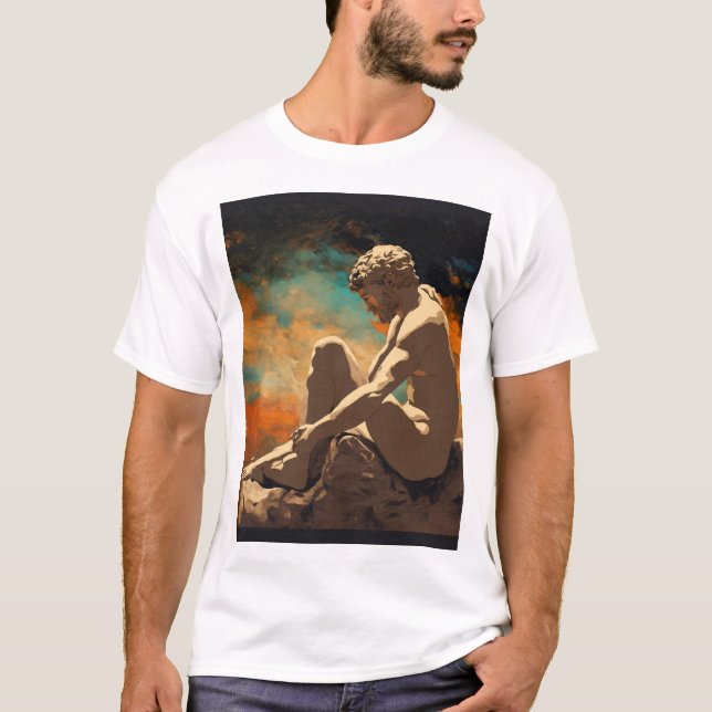 "Divine Touch: Michelangelos skapelse av Adam T Shirt (Framsida)