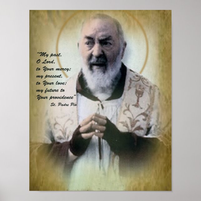 Divine Trust, Padre Pio Poster (Framsidan)