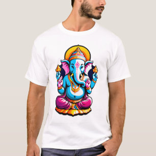 Divine Vibrance - Lord Ganesha T Shirt