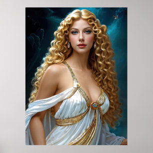"Divine Vision of Aphrodite" Poster