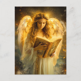 Divine Wisdom Angel med Bible Vykort