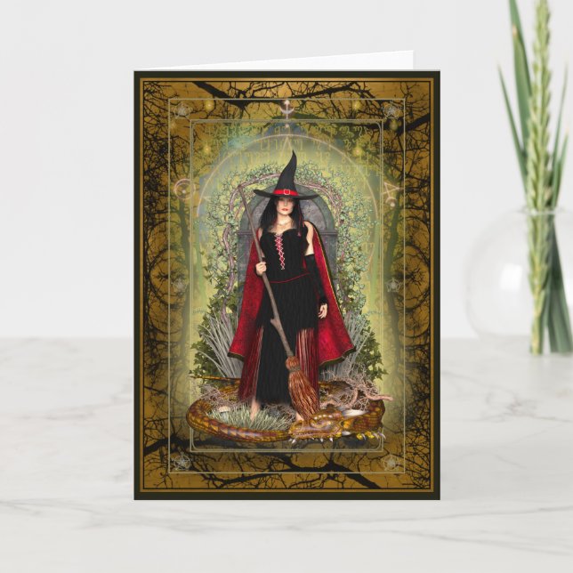 Divine Witch & Golden Dragon Kort (Framsida)