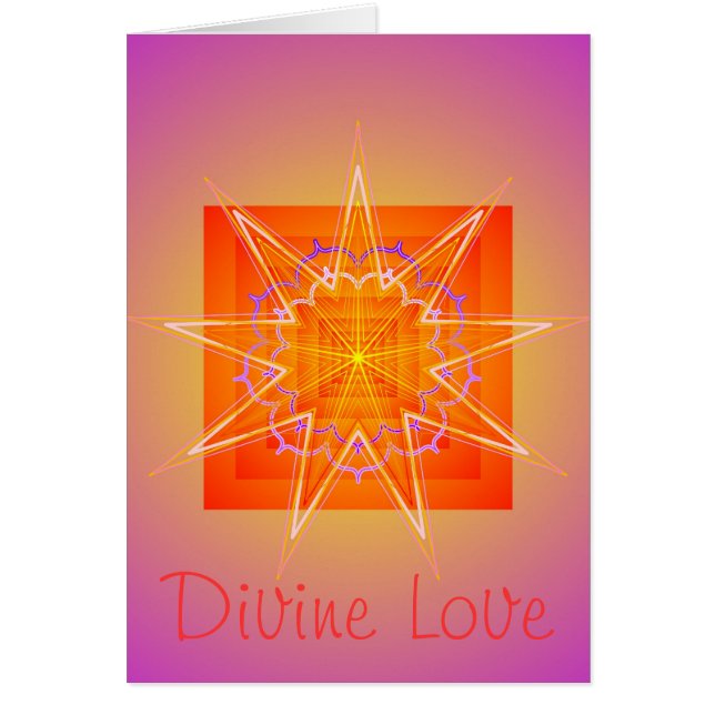 DivineLove Hälsningskort (Framsidan)
