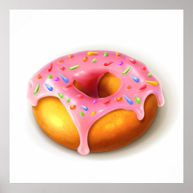 Divinely Decadaddeum Doughnut Poster - SRF (Framsidan)