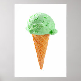 Divinely Decadadent Ice Cream Cone Poster