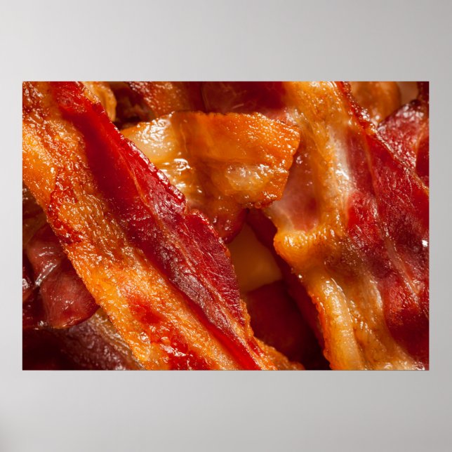 Divinely Decadent Bacon Art Poster (Framsidan)