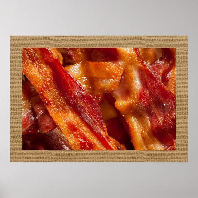 Divinely Decadent Bacon Art Poster (Framsidan)