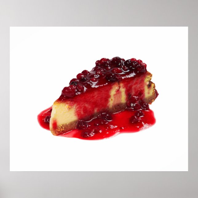 Divinely Decadent Cheesecake Art Poster (Framsidan)