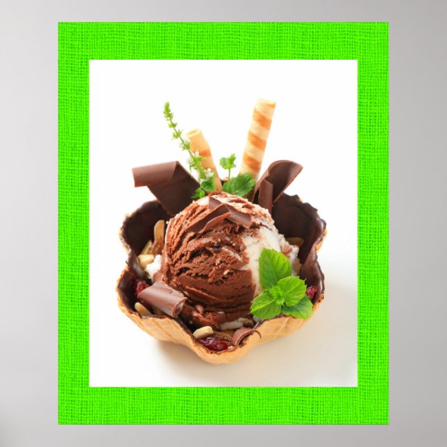 Divinely Decadent Ice Cream Poster (Framsidan)