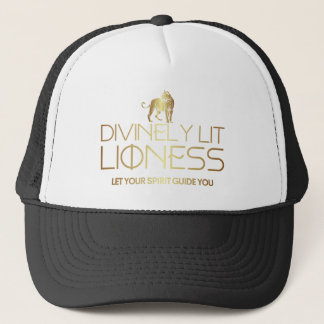 Divinely Lit Lioness Zodiac Truckerkeps