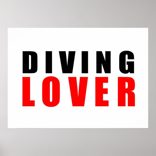 Diving älskare poster (Framsidan)