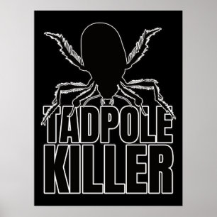 Diving Beetle Beetles Tadpole Killer - Entomologi Poster