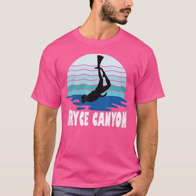 Diving Bryce Canyon a Snorkelkelsugn underwater el T Shirt (Framsida)