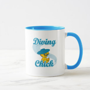 Diving Chick #3 Mugg