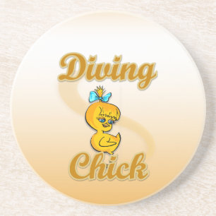 Diving Chick Underlägg Sandsten