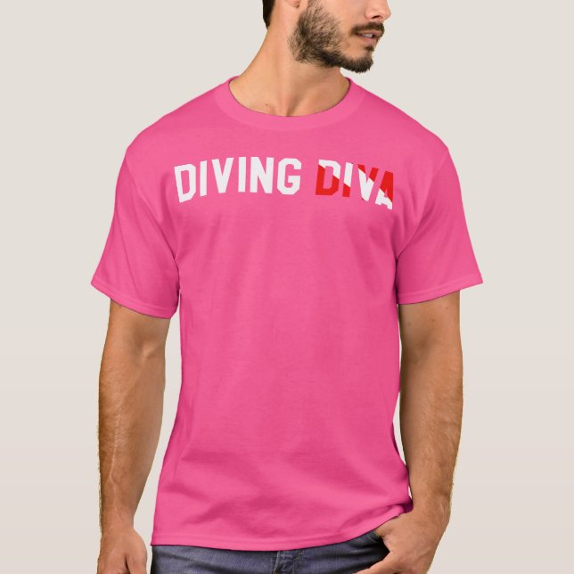 Diving Diva T Shirt (Framsida)