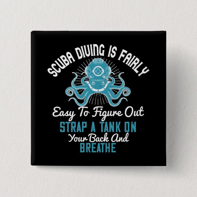 Diving - Dykan är enkel att lära sig Knapp (Framsida)