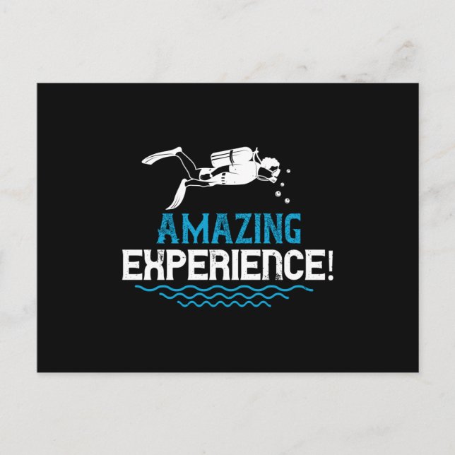 Diving - Fantastisk Experience! Vykort (Framsida)