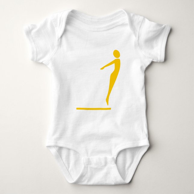 Diving Figur - Amber T Shirt (Framsida)