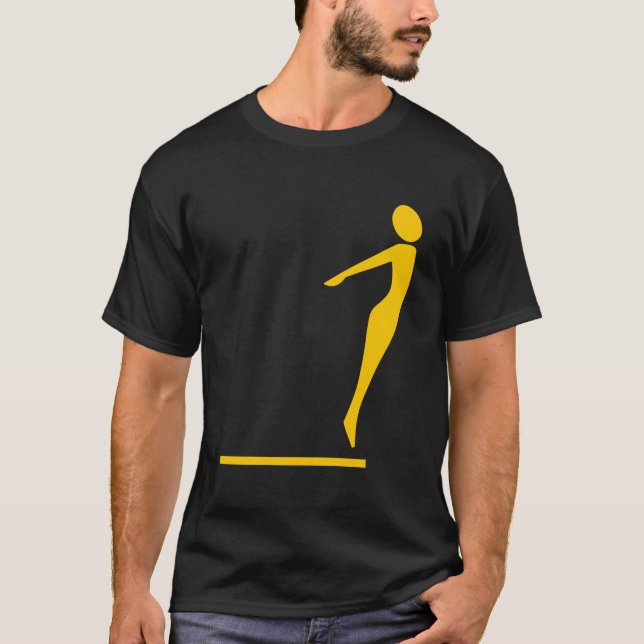 Diving Figur - Amber Tee (Framsida)