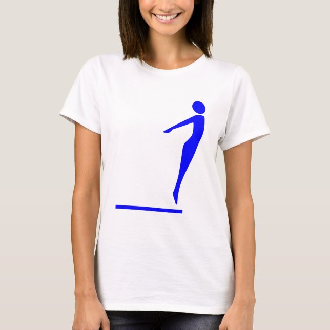 Diving Figur - Blue Tee Shirt (Framsida)
