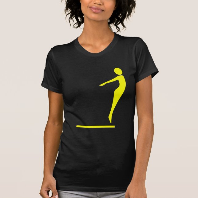 Diving Figur - Gult T-shirt (Framsida)