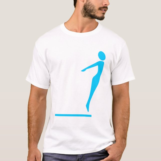 Diving Figur - Himlar Blue Tröja (Framsida)
