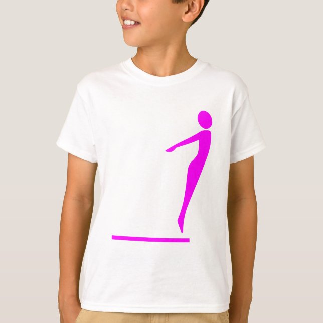 Diving Figur - Magenta Tröja (Framsida)