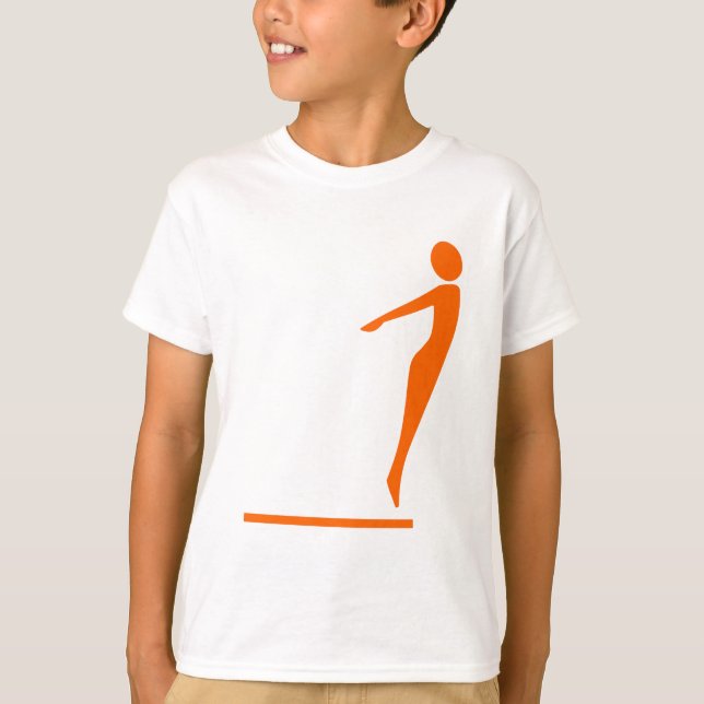 Diving Figur - Orange Tee (Framsida)