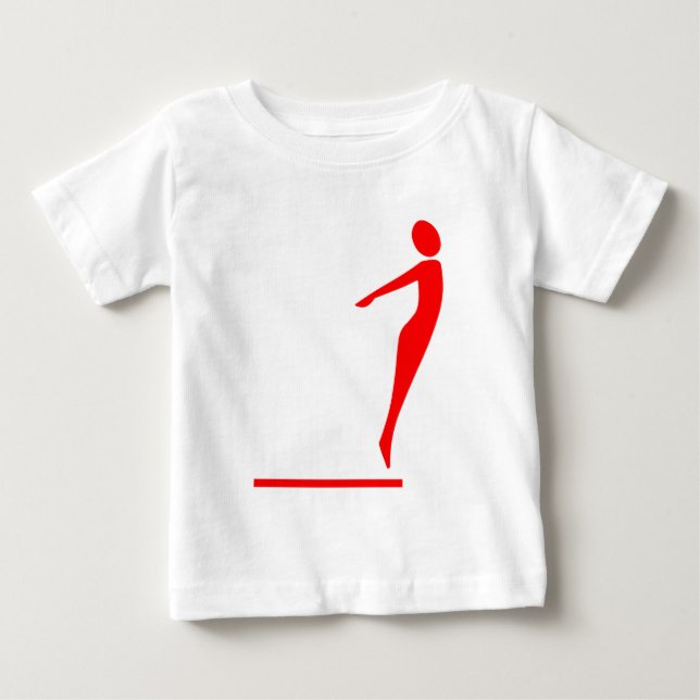 Diving Figur - Red T Shirt (Framsida)