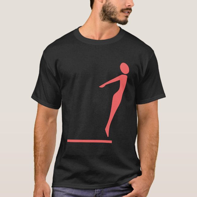 Diving Figur - Tropisk Rosa Tröja (Framsida)