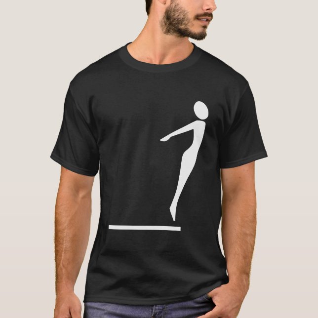 Diving Figur - White Tee (Framsida)