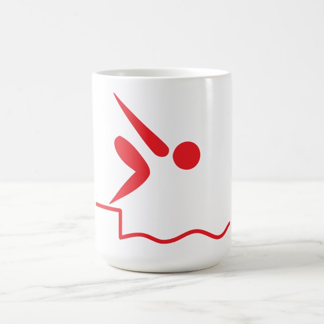 Diving Girl Coffee Mugg (Center)