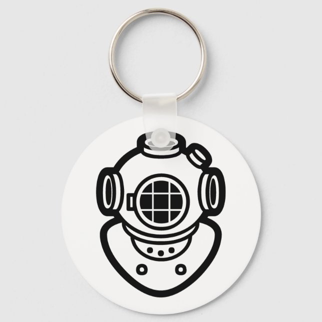 Diving Helmet Nyckelring (Framsida)
