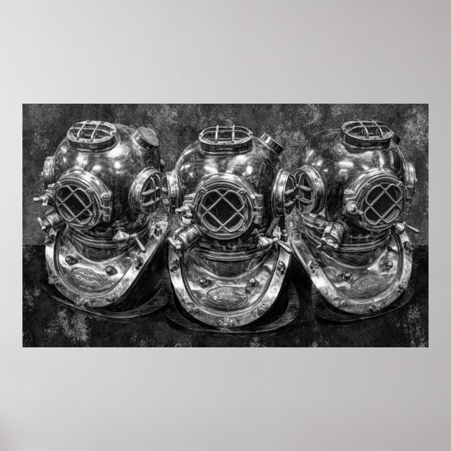 DIVING HELMETS POSTER (Framsidan)