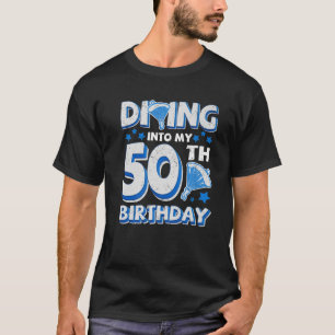 Diving in i min 50:e födelsedag Skydiver Skydiv T Shirt