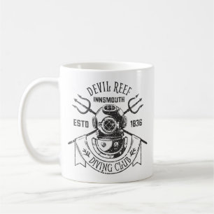 Diving Klubb Innsmouth Lovecraftian Kaffemugg