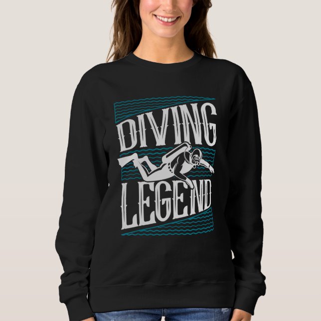 Diving Legend Sport Diving Underwater Technical Sc T Shirt (Framsida)
