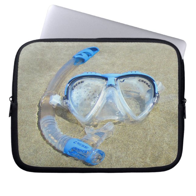 Diving Mask i Sand Laptop sleeve (Framsidan)