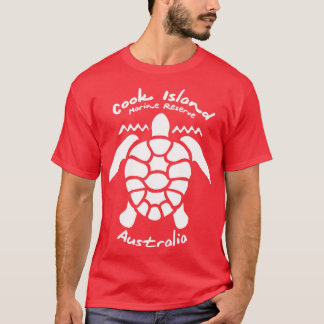 Diving med Sea Turtle Cook Island Marine Reserve T Shirt