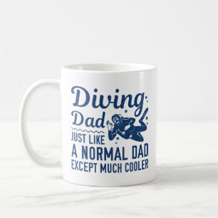 Diving Pappa Kaffemugg