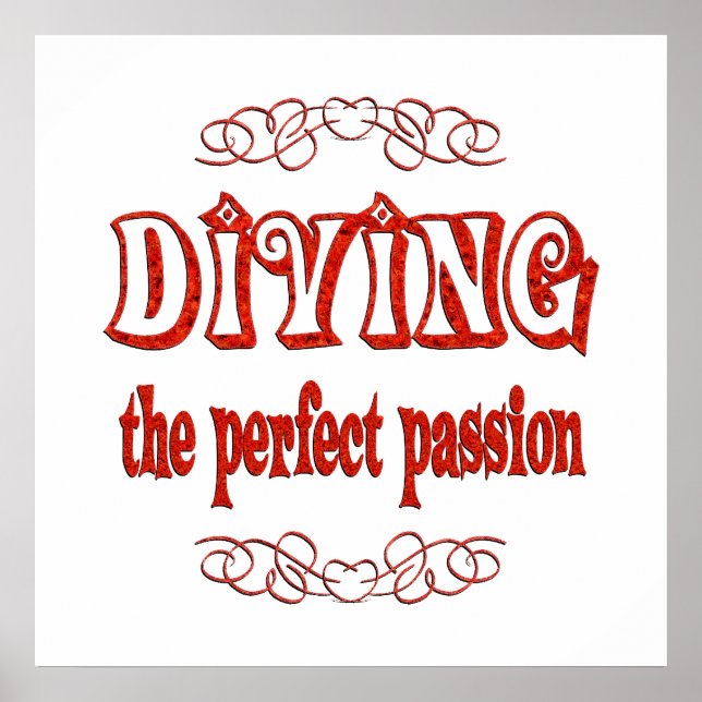 Diving Passion Poster (Framsidan)